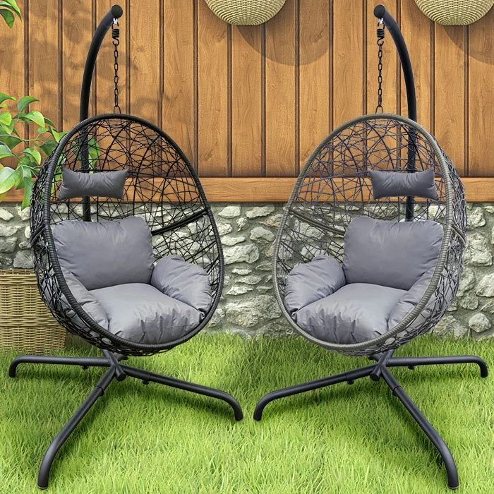 Simply Brands Croxley Rattan Hanging Egg Chair